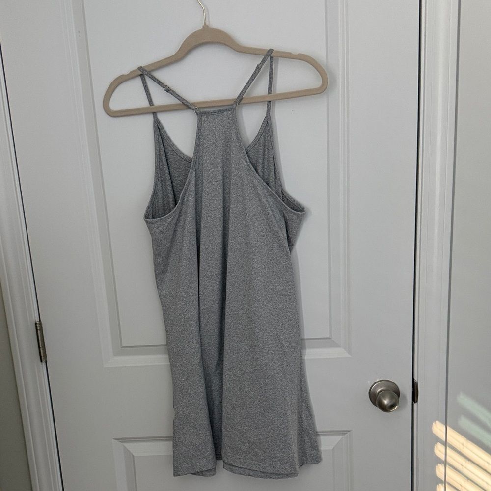 Ekouaer Women's Racerback Sleeveless Nightgown, Light Gray, Size XL - Picture 8 of 8